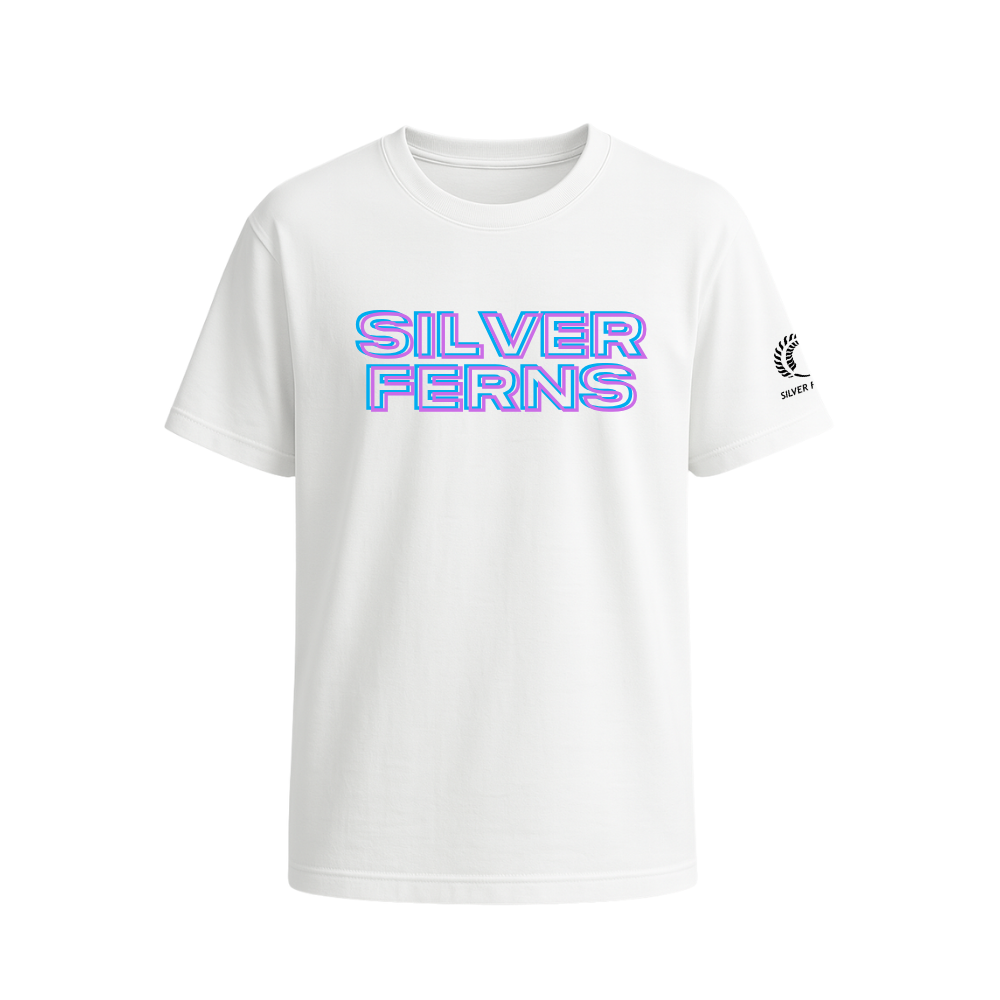 Silver Ferns Laser Tee