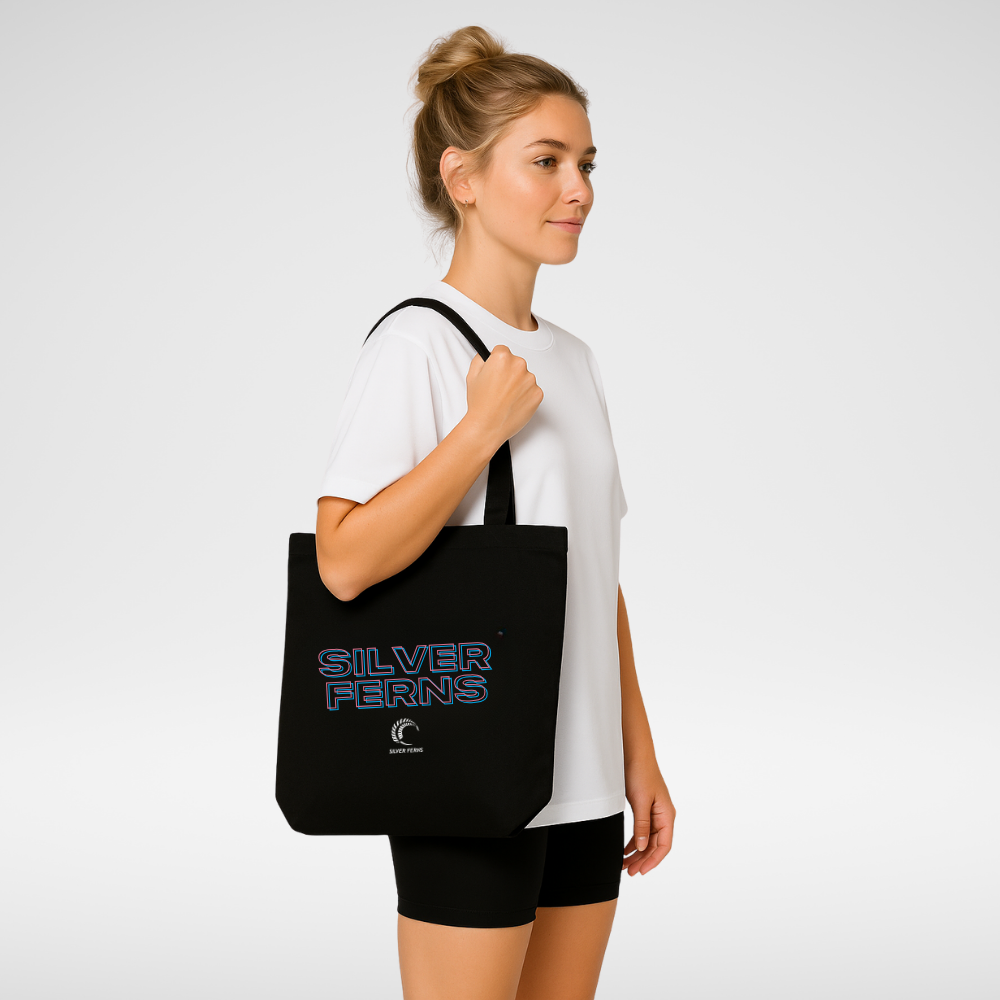 Silver Ferns Laser Tote Bag