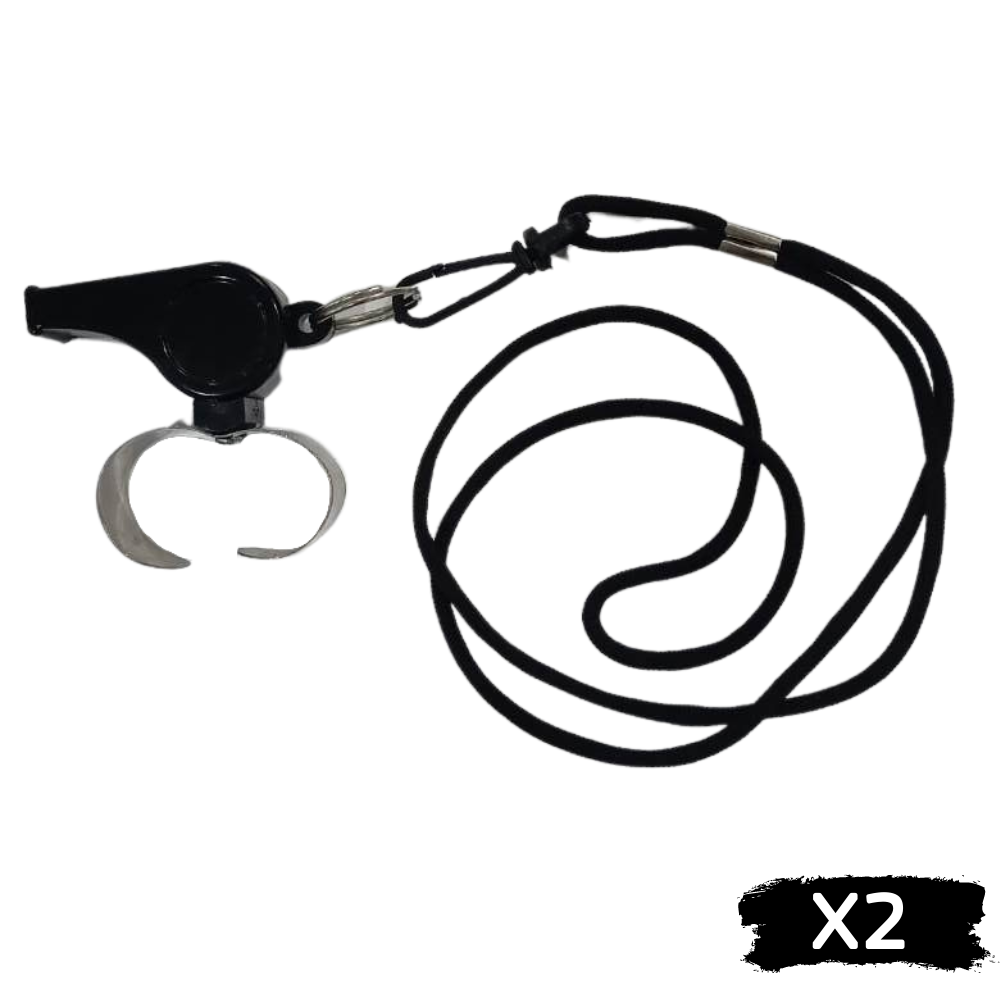 Pack of 2 Hand Grip Whistles