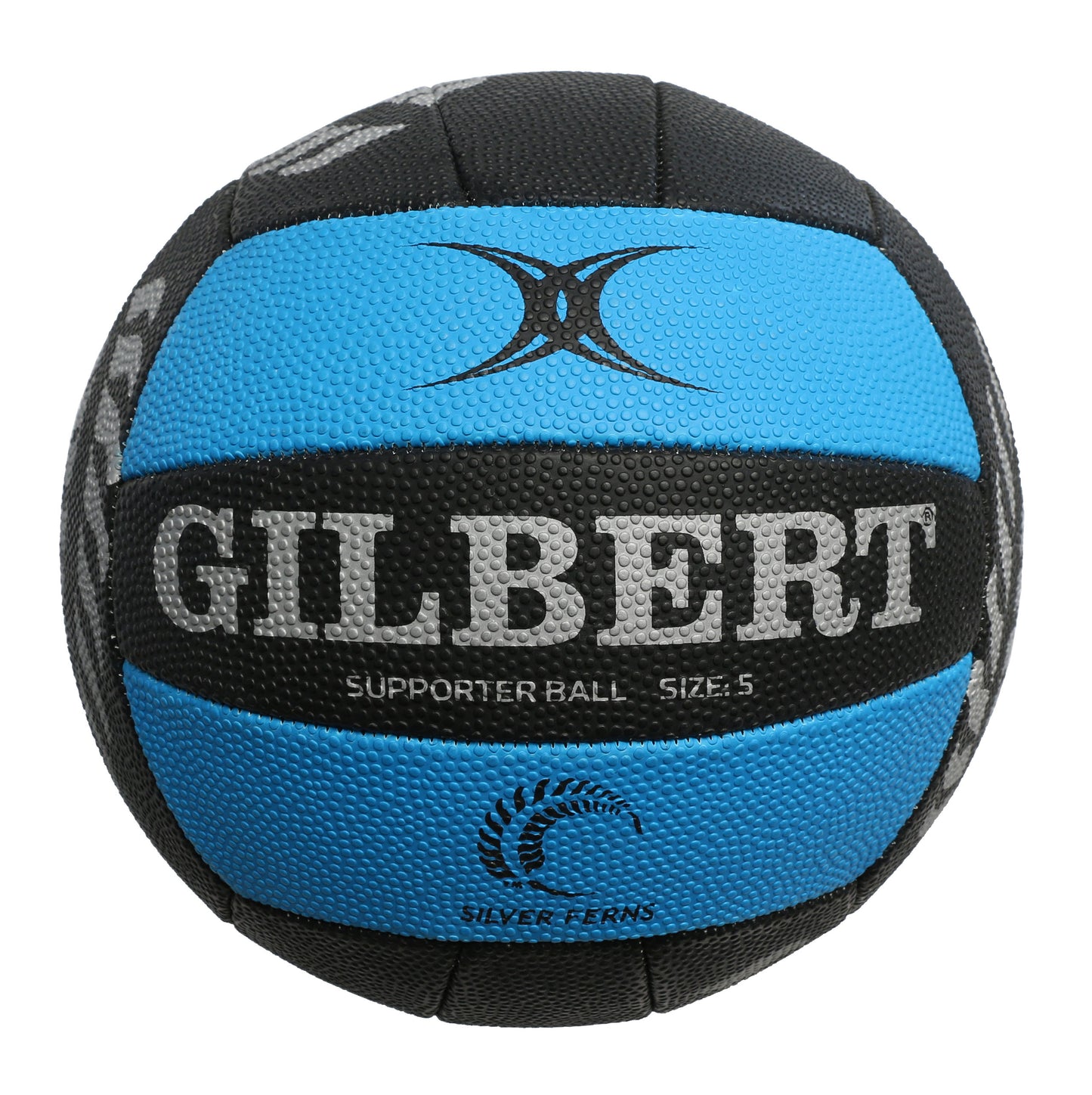 Gilbert - Silver Ferns Supporter Ball Sz5