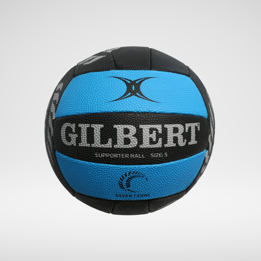 Gilbert - Silver Ferns Supporter Ball Size 5
