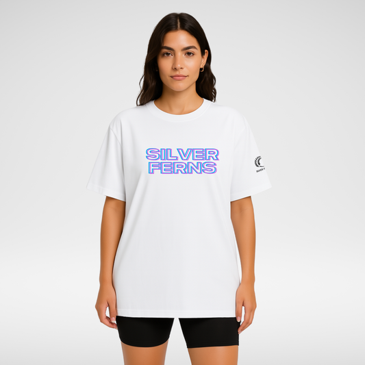 Silver Ferns Laser Tee