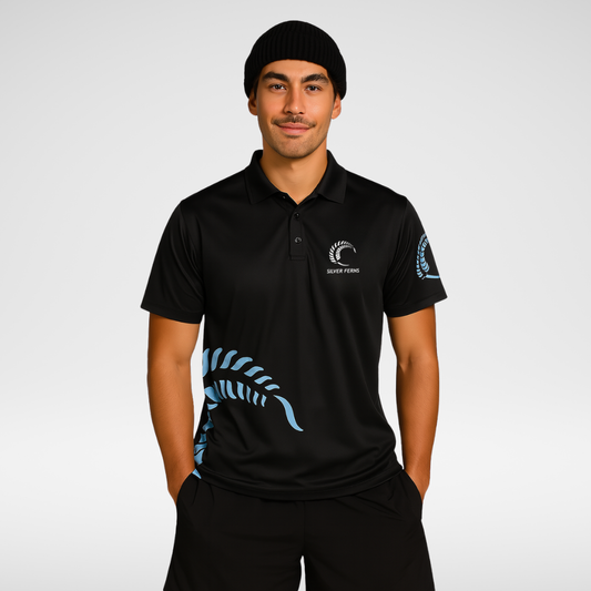 Silver Ferns Men's Fern Polo