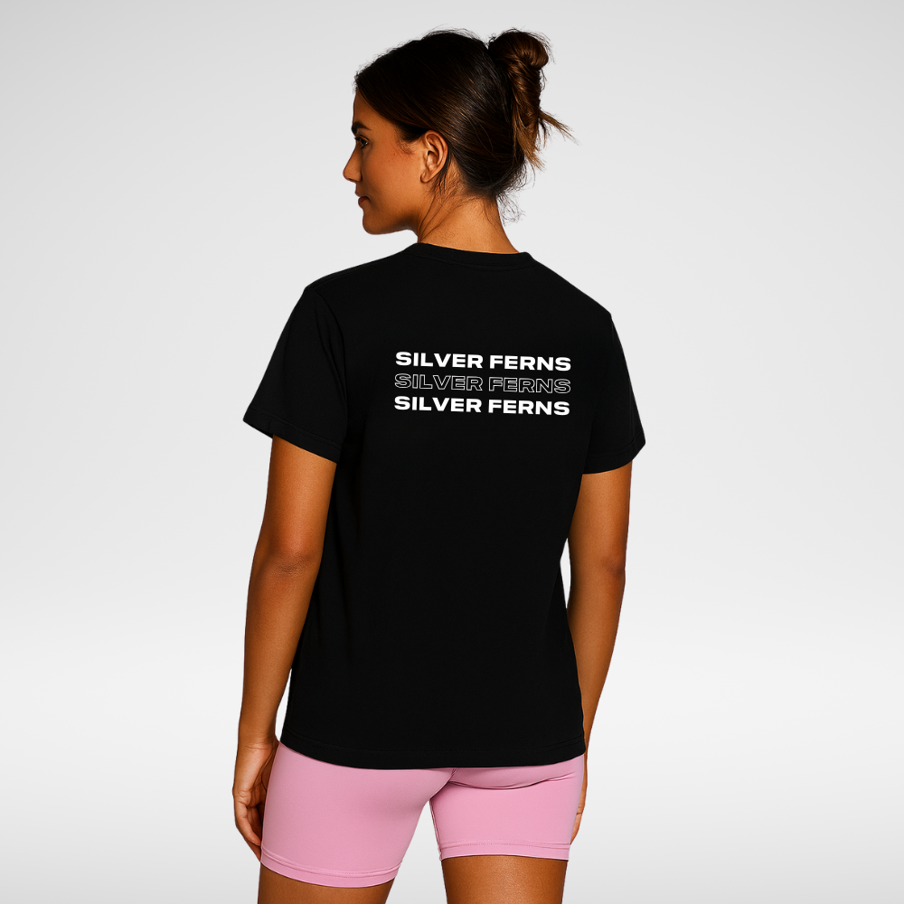 Silver Ferns Repeat 2 Tee