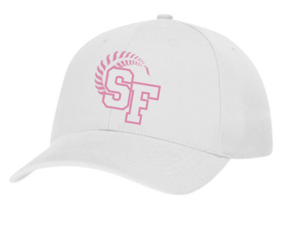 Silver Fern apparel cap - white & pink