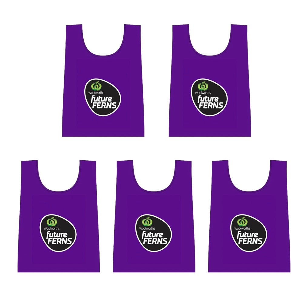 Woolworths futureFERNS Set of 5 Bibs (Purple)